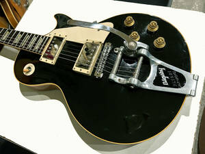 Gibson Custom Shop 1957 Les Paul Standard Reissue Black 2006 год производства LPR-7 custom Bigsby установка 