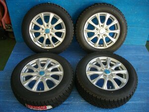 【H】未使用品セット WEDS ILLUGA 15インチ 6.0J +53 5H PCD114.3 GOODYEAR アイスナビ6 185/65R15 2018年製 フリード プラス