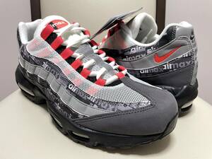 ★2018 NIKE x atmos AIR MAX 95 We Love Nike BLACK/BRIGHT CRIMSON AQ0925-002 US10/28cm★ エアマックス9097 og bw supreme