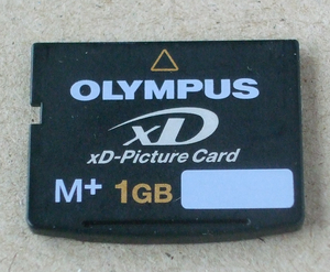 送料無料 OLYMPUS オリンパス 純正 xd-Picture Card xdピクチャーカード M+ 1GB 1枚 MXD1GMP 中古 フォーマット済み JAPAN by TOSHIBA 即決