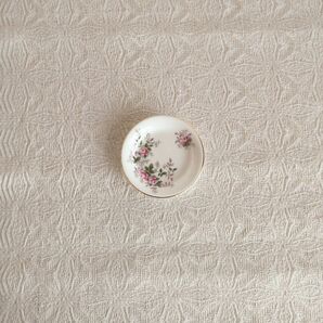 vintage mini plate バラの花 ミニプレート