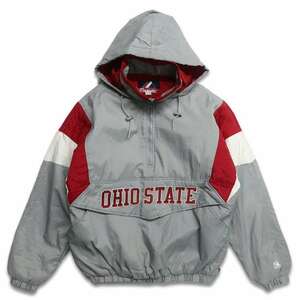 古着 Majestic OHIO STATE カレッジ 中綿ナイロンジャケット 表記：M　gd312277n w31228