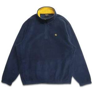 古着 ノーティカ NAUTICA プルオーバー フリースジャケット ハーフジップ ネイビー 表記：XL　gd312273n w31228