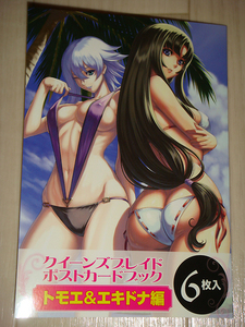  Queen's Blade [ postcard book /tomoe&eki Donna compilation cover ] new goods 