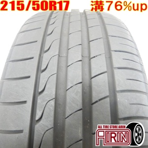 中古タイヤ 215/50r17 タイヤ MINERVA RADIAL F205 1本 単品 イプサム ジェイド ウィッシュ プリウスα 中古 17インチ