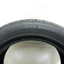 中古タイヤ 195/55r16 タイヤ BRIDGESTONE TECHNO SPORTS 1本 単品 iQ アリオン プレミオ ウイングロード 中古 16インチ_画像3