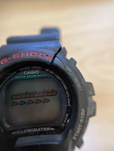 G-SHOCK DW-6600 Gショック CASIO カシオ Shock Resistant デジタル メンズ 腕時計 ジャンク ベゼル割れ 欠け_画像3