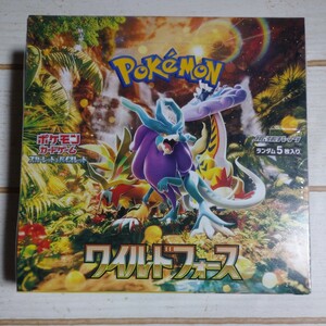 ポケモンカードゲーム スカーレット&バイオレット 強化拡張パック ワイルドフォース 1box シュリンク付 新品未開封 即決