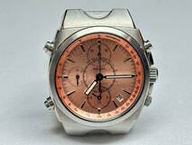 16248〇腕時計 セイコー サス クロノグラフ ピンク ブレス メンズ_画像1