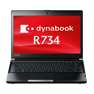 中古 ノートパソコン ダイナブック dynabook R734/M Core i5 500GB Win7 13.3型 ランクC 動作B 6ヶ月保証