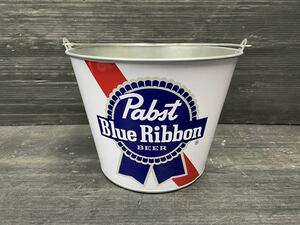 HP0112J@　Pabst Blue Ribbon バケツ/ドリンククーラー/ビンテージ ☆中古☆多数有り【個人名のみの方への販売不可】