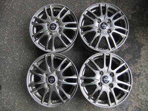 weds VELVA LTタイヤ対応 13インチ アルミホイル 4枚 1台分 グレ－メタ 13X4.00B 4H 100PCD OFF+45 売切り