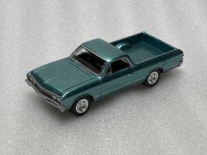 即決 オートワールド Auto World 1/64 シェビー エルカミーノ Chevy El Camino 1967 エメラルドターコイズ 中古品 希少 絶版