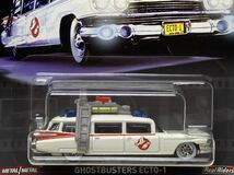 即決 ホットウィール プレミアム ゴーストバスターズ ECTO-1 エクト キャデラック GHOSTBUSTERS 未使用品 希少 絶版_画像2