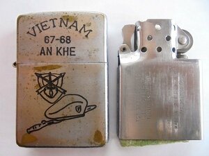 ★ベトナムZippo アメリカ陸軍特殊部隊グリーンベレー 着火確認済★ベトナムジッポー ベトナム戦争　エンブレム