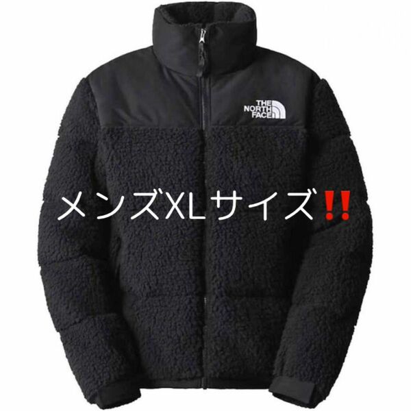 THE NORTH FACE NUPTSE JACKET SHERPA ヌプシ ボアダウン　ブラック　メンズ　XL