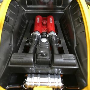 1/18 ホットウィール フェラーリF430 イエロー 箱ナシです。の画像8