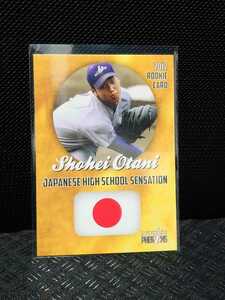 送料無料！大谷翔平 2012 rookie PHENOMS RC JAPANESE HIGH SCHOOL SENSATION ROOKIE GOLD 花巻東 投手 ver. 最初のルーキーカード！