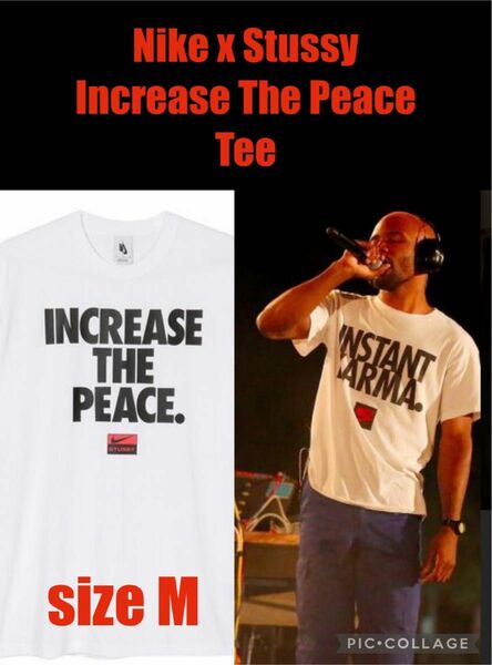 Nike x Stussy Increase The Peace Tee Tシャツ　ステューシー　ナイキ