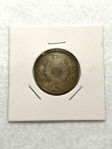 SA414 小型50銭銀貨 鳳凰 フェニックス 昭和13年 約5g 古銭