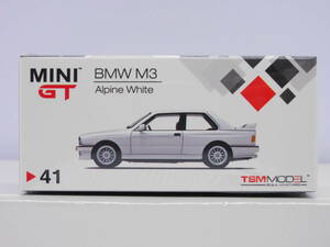 ☆ MINI GT BMW M3 アルピンホワイト RHD　E30 1/64 TSM MODEL ☆