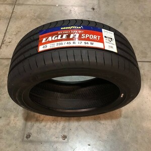 収納袋付 送料別 新品 4本セット (MP0261.8) 235/45R17 94W GOODYEAR EAGLE F1 SPORT FP 2020年以降製造 屋内保管 235/45/17 夏タイヤ