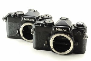 【ジャンク・パーツ用】Nikon ニコン FE ボディ ブラック ×2点セット #4273