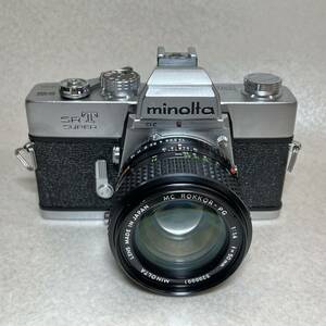 W3-2）MINOLTA ミノルタ SRT SUPER MC ROKKOR-PG 50mm f/1.4 一眼レフフィルムカメラ （111）