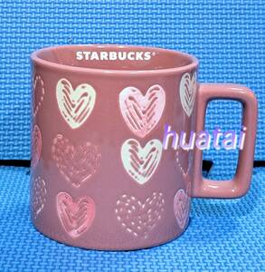 * Taiwan newest *2024 year Starbucks STARBUCKS Valentine mug cup 355ml A