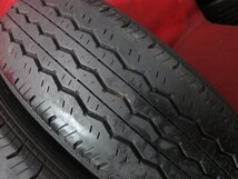 タイヤ 4本 195/80R15 107/105L LT ブリジストンECOPIA RD-613 ハイエース レジアス キャラバン NV350 バリ山 溝アリ 送料無料★14582T_画像7