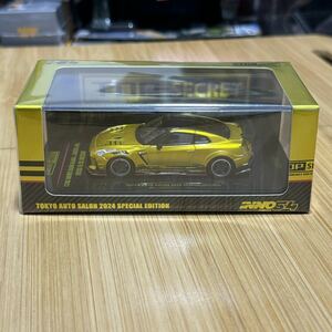 Inno 1/64 トップシークレット GT-R R35 ゴールド 東京 オートサロン 2024 Top Secret Tokyo Auto Salon