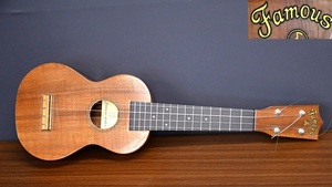 NY1-178【現状品】Famous ukulele　FU-200　ウクレレ　フェイマス　弦楽器　楽器　音楽　ハワイアン　ハワイ　中古品　保管品