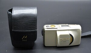 NY1-114【ジャンク品】OLYMPUS　μ　ZOOM 105　DELUXE　オリンパス　ミュー　フィルムカメラ　通電のみ確認　中古品　保管品