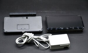 NY1-189【現状品】Nintendo　3DS本体　コスモブラック　3DS　任天堂　ゲーム機　ゲーム　携帯型ゲーム機　動作確認済　中古品　保管品