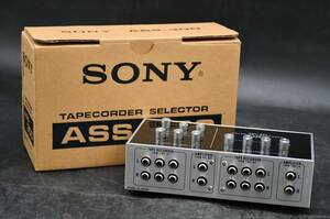 AY1-9　SONY ソニー ASS-300 テープレコーダー セレクター TAPECORDER SELECTOR 日本製品 箱付き 通電動作未確認