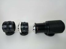 MINOLTA ミノルタ MC ROKKOR-PF 55mm f1.7 レンズ LENS 単焦点レンズ+MD W.ROKKOR 35mm F2.8+ MC zoom ROKKOR f/4.5 80-200mm MD 野18_画像3