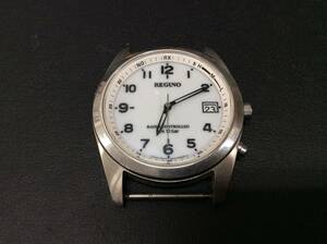 S1050　CITIZEN REGUNO 腕時計 H415-T017274 HWS シチズン レグノ ソーラー メンズ 腕時計 ケースのみ 不動 ジャンク品扱い