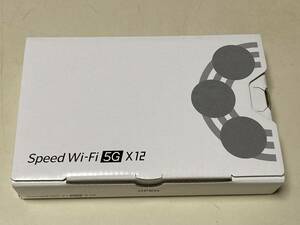 未使用品 SPEED Wi-Fi 5G X12 アイスホワイト NAR03SWU NEC 判定〇（送料520円）