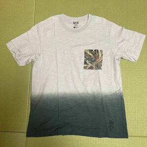 Tシャツ ユニクロ 浮世絵　XL