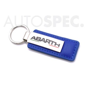 ABARTH abarth Logo key ring blue blue 500 595 695 124spider key holder 