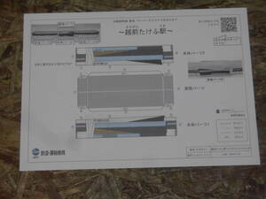 ★北陸新幹線　駅舎　ペーパークラフト★越前たけふ駅　1/800（A4サイズ）★同梱可