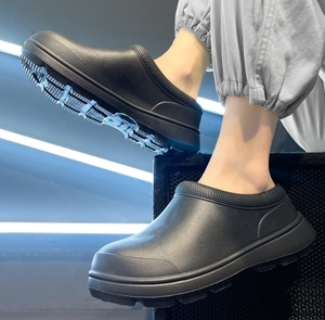  men's casual rain shoes . slide waterproof light weight kitchen work shoes PT144