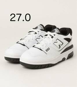 【新品】New Balance　BB550HA1 ニューバランス　550 HA1　白黒ホワイトブラック