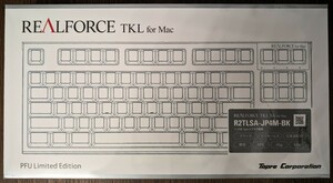 【打ちごごち最高！】REALFORCE for Mac テンキーレス「PFU Limited Edition」 日本語配列 PZ-R2TLSA-JP4M-BK （ブラック）