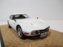 MARK43 メーカー 完成品 1/43 トヨタ 2000GT (MF10) Late Version ペガサスホワイト_画像7