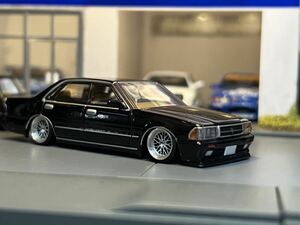 激渋　TLV トミカリミテッドヴィンテージ　1/64 　日産　セドリック　Y31 シャコタン　スタンス VIPカー　純ベタ　BBS 平成VIP