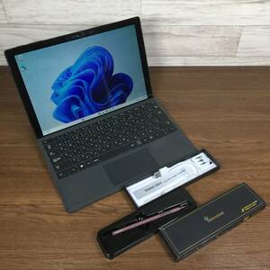 『アダプター無し』Microsoft Surface Pro6 1796 Win11Home i5-8240U 1.6GHz 8GBメモリ SSD 256GB タイプカバー・タッチペン(非純正)付き