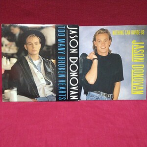 ☆12inch☆JASON DONOVAN/TOO MANY BROKEN HEARTS―NOTHING CAN DIVIDE US☆2枚セット☆