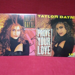 ☆TAYLOR DAYNE/TELL IT TO MY HEART（LP）―PROVE YOUR LOVE☆２枚セット☆