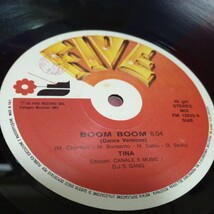 ☆12inch☆TINA/BOOM BOOM―CRAZY FOR YOU☆2枚セット☆_画像4